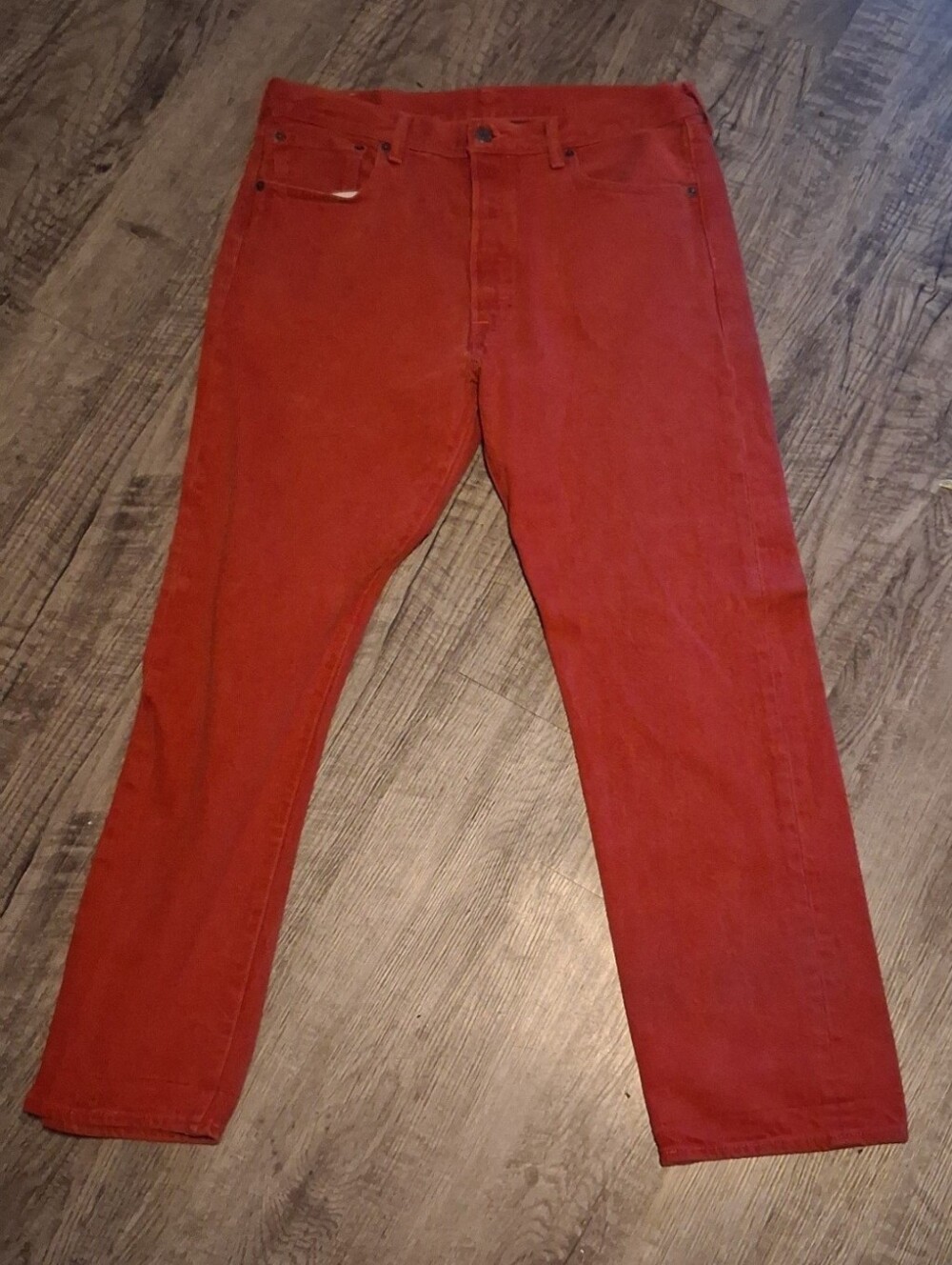 Authentic Levi's 501 Original Fit Straight Leg Jeans- Vintage
